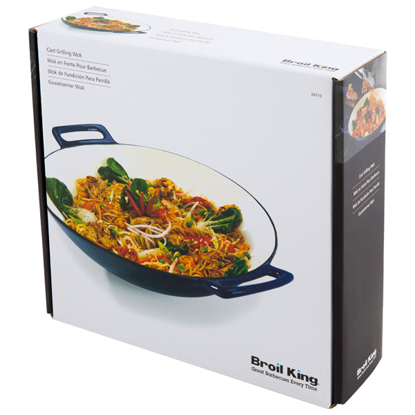 Wok de grelhar fundido