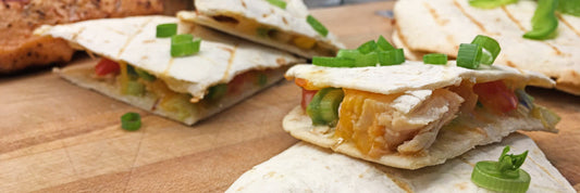 BEER MARINATED CHICKEN QUESADILLAS