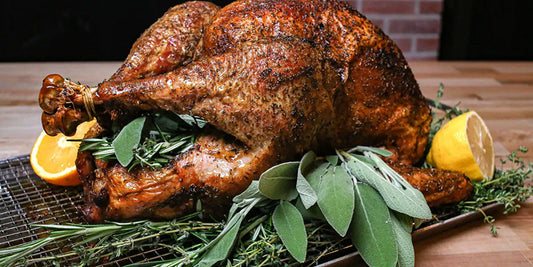 Christmas Turkey on a Gas Barbecue