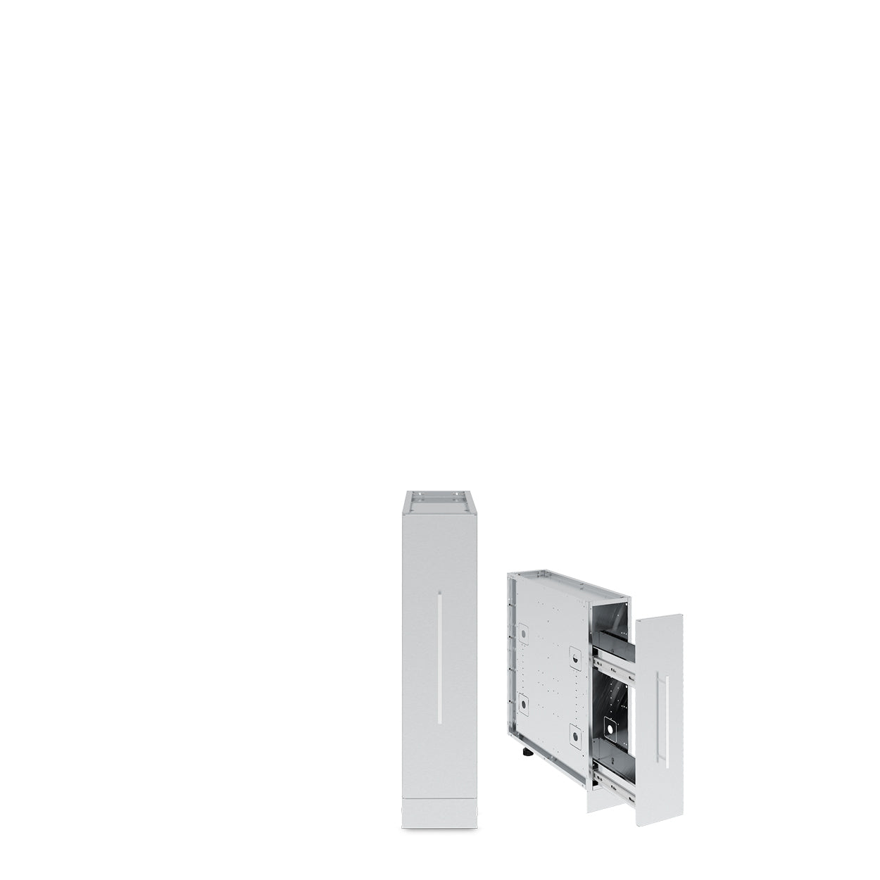 Armário de especiarias em aço inoxidável