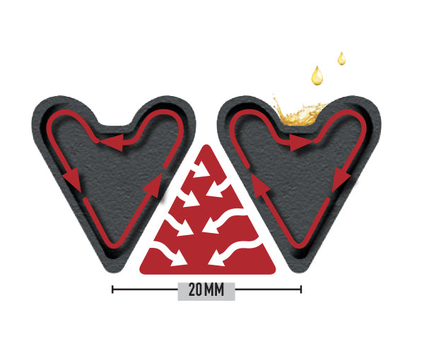 Parrilla de cocción imperial de hierro fundido