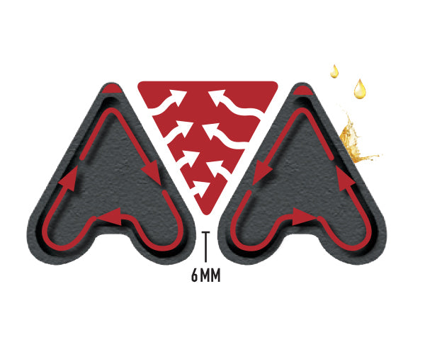 Parrilla de cocción imperial de hierro fundido