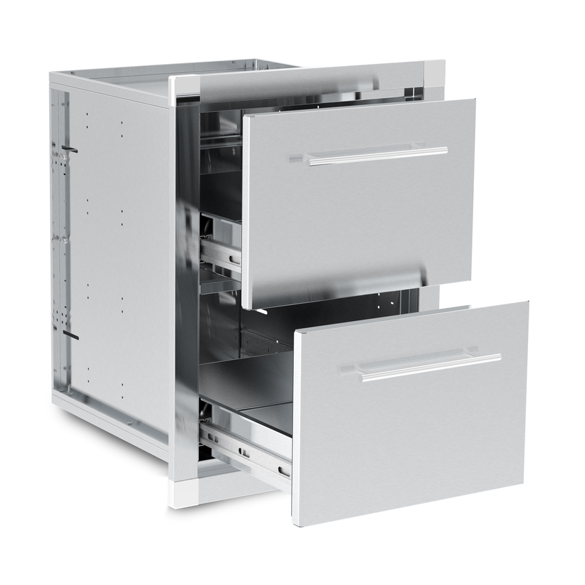 Conjunto de 2 cajones cerrados Broil King