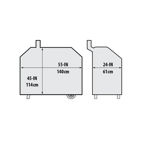 Funda premium para barbacoa | Regal™ Pellet 400