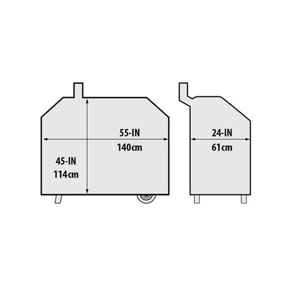 Funda premium para barbacoa | Regal™ Pellet 400