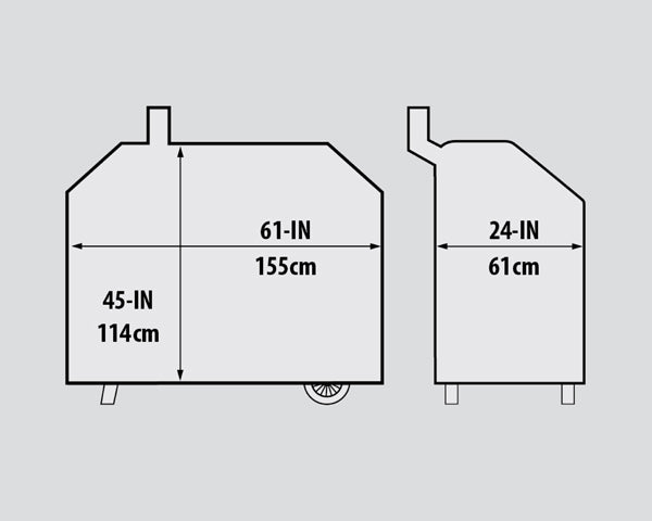 Funda premium para barbacoa | Regal™ Pellet 500