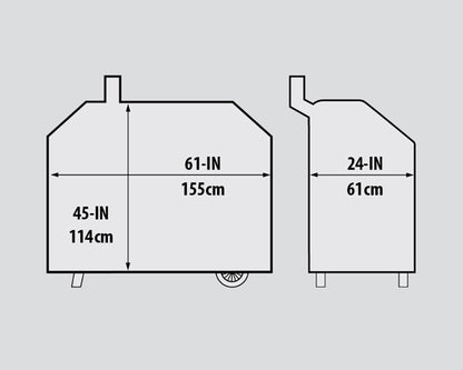 Funda premium para barbacoa | Regal™ Pellet 500