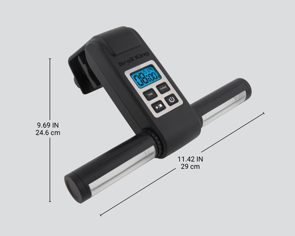 Luz y temporizador para parrilla con montaje en manija
