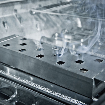 Caixa fumadora em aço inoxidável