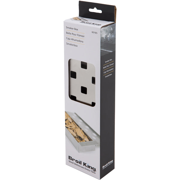 Caixa fumadora em aço inoxidável