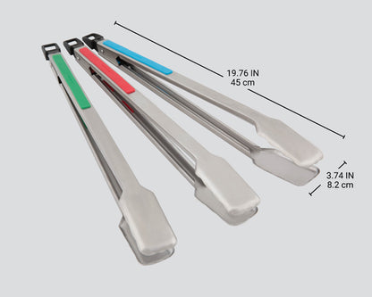 3 Pack Grilling Tongs